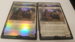MTG 4X Lord of the Rings U Shire Shirriff #0030 PLAYSET 3X FOIL/1 Xreg - Image 1