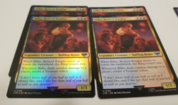 MTG 4X Lord of the Rings U Bilbo, Retired Burglar #0196 PLAYSET 2XFOIL/2XReg - Image 1