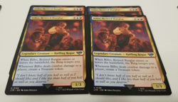 MTG 4X Lord of the Rings U Bilbo, Retired Burglar #0196 PLAYSET - Image 1