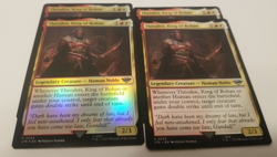 MTG 4X Lord of the Rings U Theoden, King of Rohan #0233 PLAYSET 2XFOIL/2XReg - Image 1