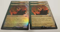MTG 4x Frodo Baggins SHOWCASE The Lord of the Rings NM 1XFOIL/3XReg - Image 1