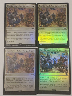 MTG 4X FOIL Now for Wrath, Now for Ruin! Lord of the Rings #0024 - Image 1
