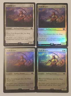 MTG 4X Took Reaper Lord of the Rings (LTR) 3X FOIL/1X Reg #0035 - Image 1