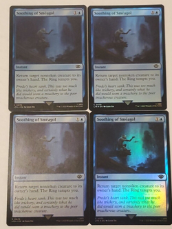 - MTG - 4X FOIL Soothing of Smeagol 70 - The Lord of the Rings - Image 1
