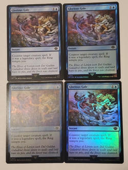 MTG 4X GLORIOUS GALE xNM-M Lord of The Rings (3X FOIL/1X Reg) - Image 1