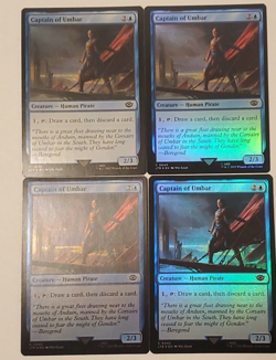 MTG 4X FOIL Captain of Umbar The Lord of the Rings 0045 - Image 1