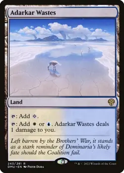 Adarkar Wastes - Dominaria United DMU - Rare - MTG Magic Pack fresh - Image 1