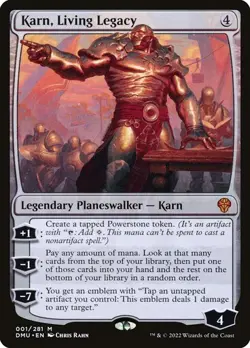 Karn, Living Legacy - Dominaria United DMU - Mythic - MTG Magic Pack fresh - Image 1