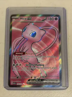 Pokemon Mew EX TCG 151/165 Scarlet & Violet Card Near Mint Condition - Image 1