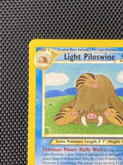 Pokemon TCG Light Piloswine 26/105 Neo Destiny Unlimited LP/NM - Image 2