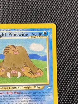 Pokemon TCG Light Piloswine 26/105 Neo Destiny Unlimited LP/NM - Image 3