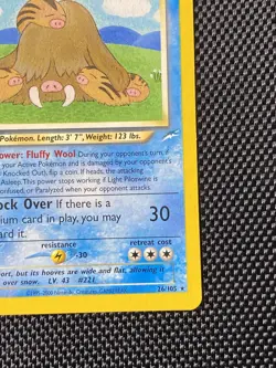 Pokemon TCG Light Piloswine 26/105 Neo Destiny Unlimited LP/NM - Image 4