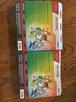 SET of 2 Pokemon TCG First Partner Illustration Collection Series 1 - Sealed - Image 2