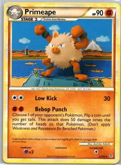 Pokemon TCG Primeape 22/95 Unleashed NM - Image 1