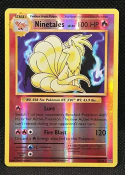 Ninetales 15/108 Reverse Holo Rare XY Evolutions 2026 Pokemon Card - Image 1