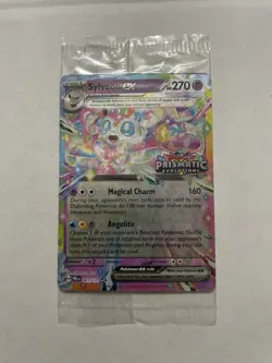 SEALED Sylveon Ex Stamped Promo #041 Pokemon Prismatic Evolutions Surprise Box - Image 1