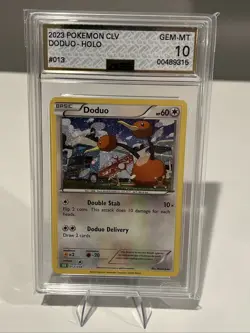 2023 Pokemon CLV Doduo Holo AGS 10 - Image 1