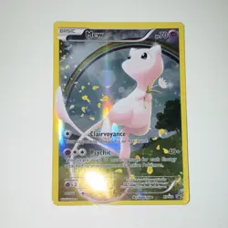 LP - Pokemon Mew Full Art Promo Holo XY110 Black Star XY Basic Psychic 70 HP - Image 1