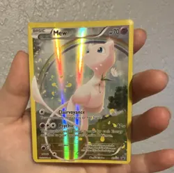 LP - Pokemon Mew Full Art Promo Holo XY110 Black Star XY Basic Psychic 70 HP - Image 5