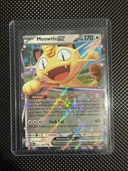 Pokemon Meowth EX 062/088 PDR Holo Rare EX Full Art Holo 170 HP - Image 1