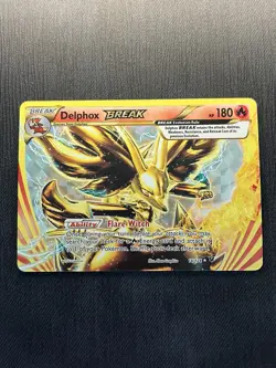 Delphox BREAK 14/124 - Pokemon TCG Fates Collide Ultra Rare Holo - NM - Image 1