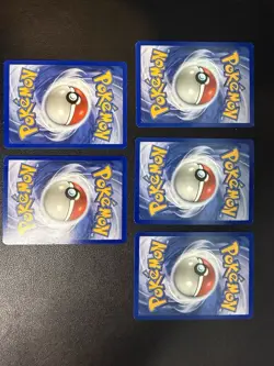 Pokemon TCG Krabby Fossil 51 Regular 1st Edition Common - Lot Of 5 51/62 - Image 4