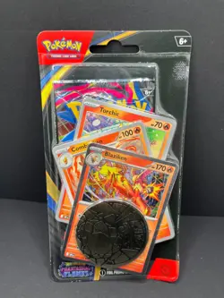 Pokemon TCG Phantasmal Flames Premium Checklane Blister [Blaziken] Sealed - Image 1