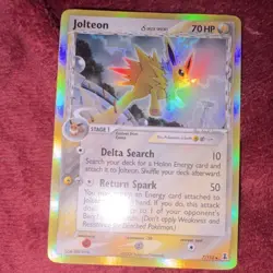 Jolteon Delta Species Holo Rare 7/113 2005 English Pokemon TCG - Image 5