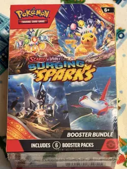 Pokemon TCG Scarlet & Violet Surging Sparks Booster Bundle Factory Sealed New - Image 1