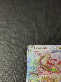 Pokemon Rayquaza VMAX Alternate Art Secret Rare Holo 218/203 Evolving Skies - Image 3