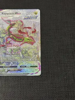 Pokemon Rayquaza VMAX Alternate Art Secret Rare Holo 218/203 Evolving Skies - Image 5