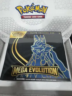 Pokemon TCG Mega Evolution Lucario Elite Trainer Box ETB Factory Sealed - Image 3