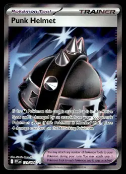 NM ME02: Phantasmal Flames Punk Helmet Ultra Rare 121/094 Pokemon TCG - Image 1