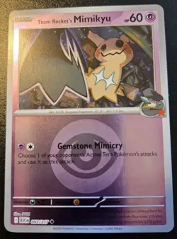 Team Rocket's Mimikyu 097/217 Reverse Holo Uncommon Ascended Heroes Pokemon TCG - Image 1