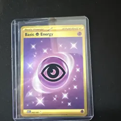 Pokemon TCG Basic Psychic Energy 207/165 Hyper Rare Gold - Image 1