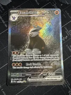 Pokemon TCG Excadrill EX Sir 168/086 SV11B Black Bolt NM/M Condition - Image 1