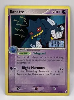 Pokemon Banette 1/100 EX Crystal Guardians Holo Vintage Rare - Image 1