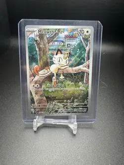 Pokemon TCG Meowth 106/094 Phantasmal Flames Illustration Rare NM/M - Image 1