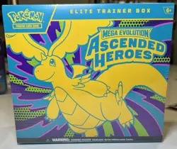 IN HAND Pokemon Mega Evolution Ascended Heroes Elite Trainer Box Sealed New ETB - Image 1