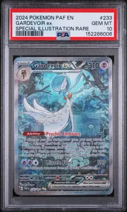 Pokemon 2024 Gardevoir ex 233/091 Full Art SIR Paldean Fates GEM MINT PSA 10 - Image 1