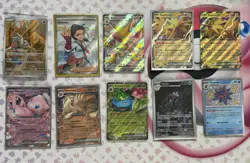 Pokemon TCG- Mixed Lot 10 Cards Nm/m Sealed Promo/full Art/ex - Image 1