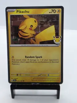 Pikachu 051/162 Pokemon Day 2026 Cosmos Holo NM - Image 1
