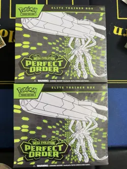 Pokemon TCG Perfect Order ETB Elite Trainer Box (LOT OF 2) - Sealed And IN STOCK - Image 1