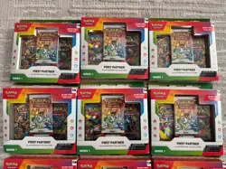 Pokemon First Partner Illustration Collection Series 1 - Lot of 10 - Sealed Box - Image 3