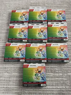 Pokemon First Partner Illustration Collection Series 1 - Lot of 10 - Sealed Box - Image 4