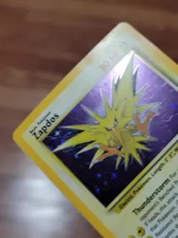 Zapdos 15/62 - Fossil Set - Rare Holo - Vintage WOTC Pokemon Card - MP* - Image 4