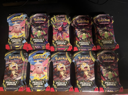 Pokemon TCG Perfect Order LOT of 90x Sleeved Booster Packs Sealed New - Image 3