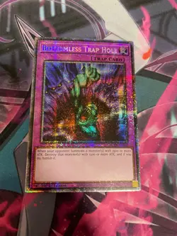 YUGIOH - BOTTOMLESS TRAP HOLE - MP25 - 1ST ED - NM - STARLIGHT RARE - Image 1