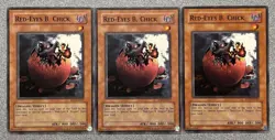 Red-Eyes B. Chick SOD-EN017 (x3) Soul of the Duelist Unlimited LP - Image 1