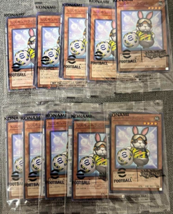 Yu-Gi-Oh! 2025 eFootball Promo Pack Rescue Rabbit + Neymar Jr Sealed NM x10 Set - Image 3